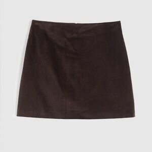Madewell Brown corduroy skirt